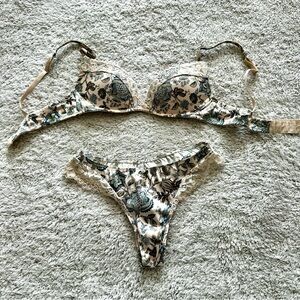 Floral Lace Lingerie Set